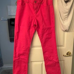 Lilly Pulitzer Main Line straight jeans size 12